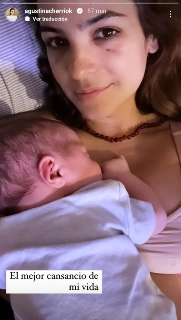Agustina Cherri contó que siente cansancio a pocos días de dar a luz