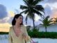 Zaira Nara pasea por las playas de Cancún con un exclusivo bolso personalizado