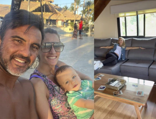 Así es la casa de Mica Viciconte y Fabián Cubero: con ambientes amplios y luminosos, tiene pileta y jacuzzi