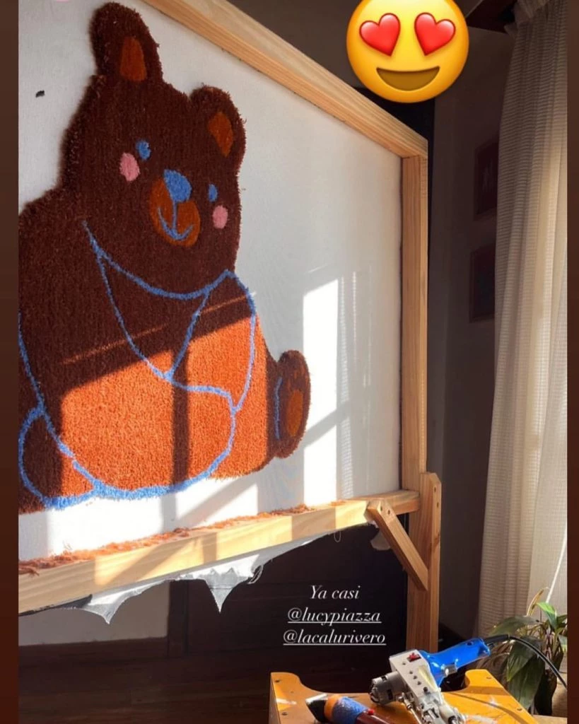 Calu Rivero dejó ver la decoración del cuarto de su hijo