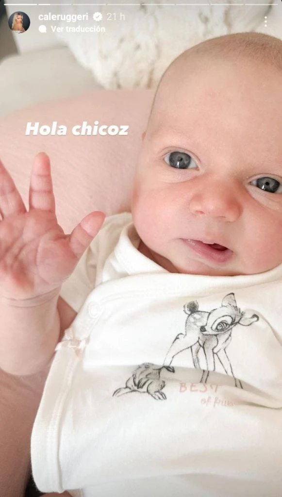 Cande Ruggeri mostró una tierna foto de su hija Vita