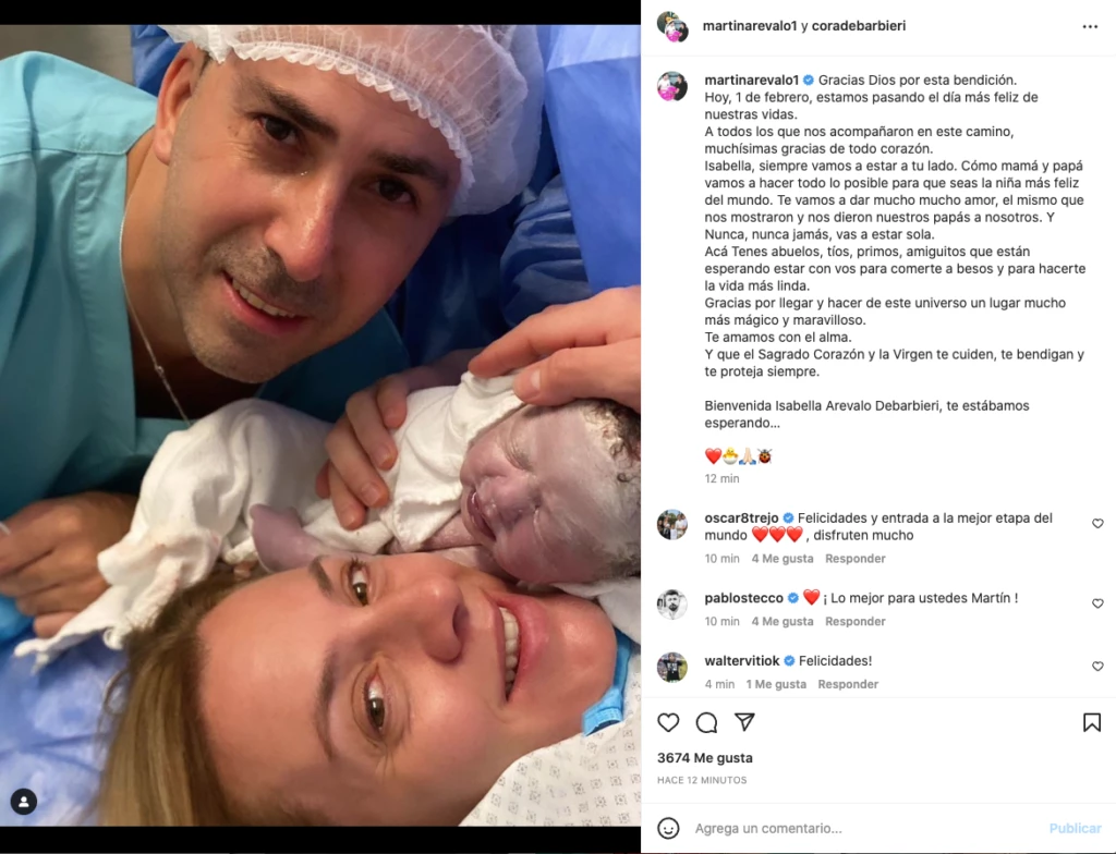 Cora Debarbieri y Martín Arévalo