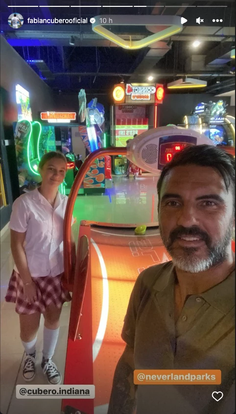 Fabián Cubero e Indiana Cubero