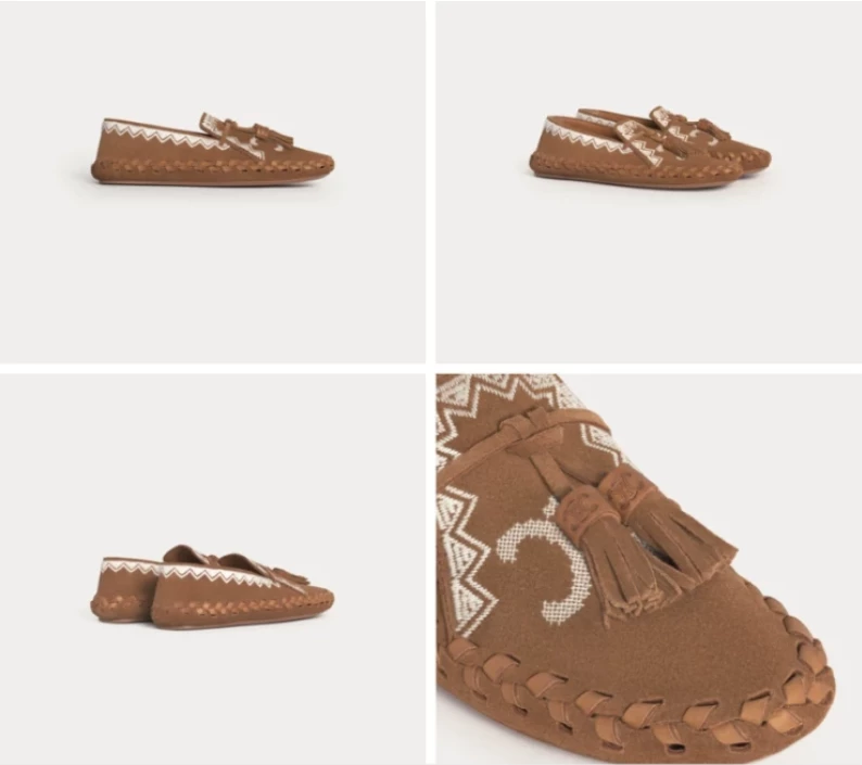 mocasines de gamuza Celine