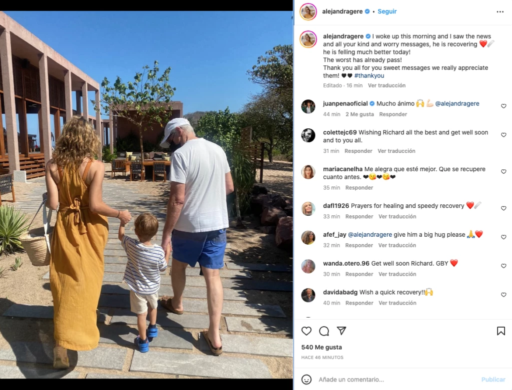 Alejandra Silva, esposa de Richard Gere