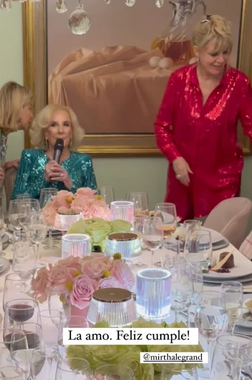Mirtha legrand con Teté Coustarot