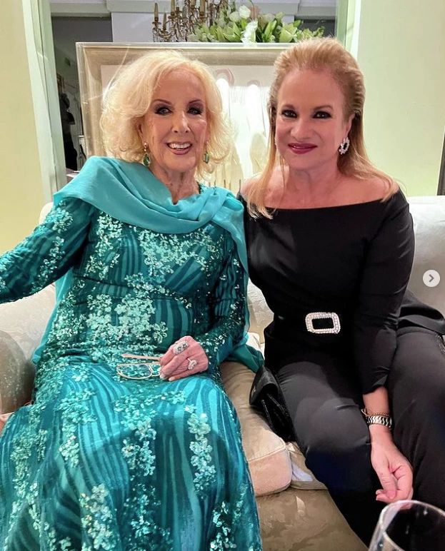 Mirtha Legrand y Lucía Galán