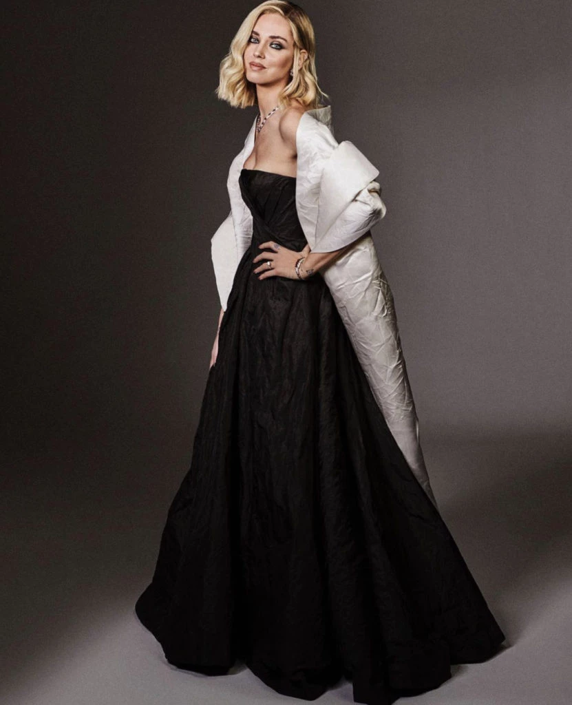 Chiara Ferragni impactó con sus looks de Dior en Sanremo