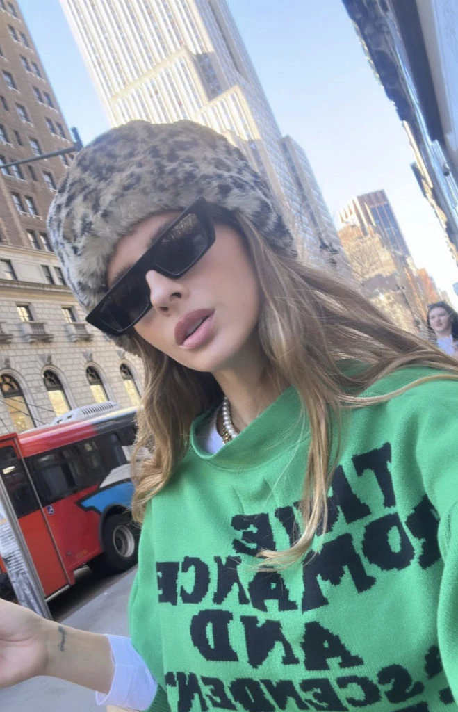 La China Suárez caminando por las calles de Nueva York. Foto: Instagram.