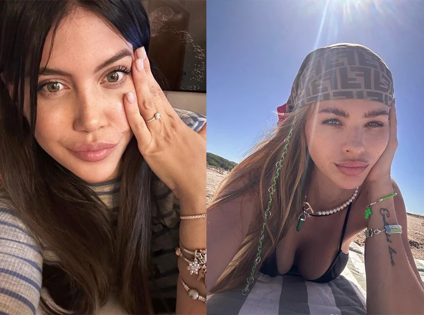 Wanda y La China usando adidas x Gucci