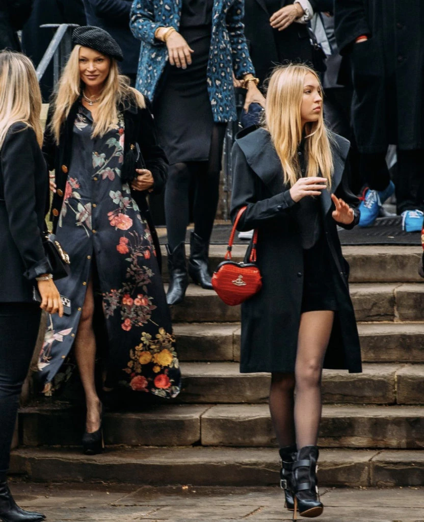 Kate Moss y su hija Lila. Foto: Instagram.