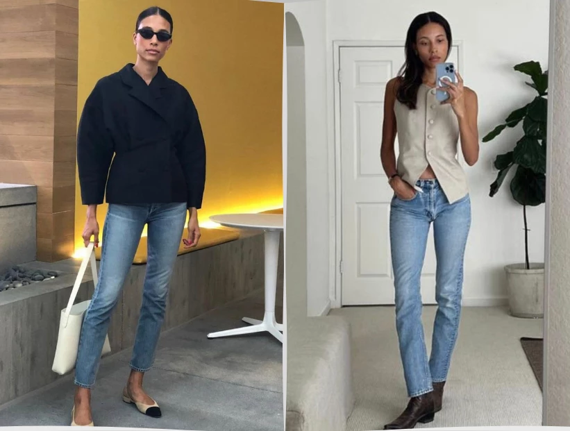 Destacada jean chupín