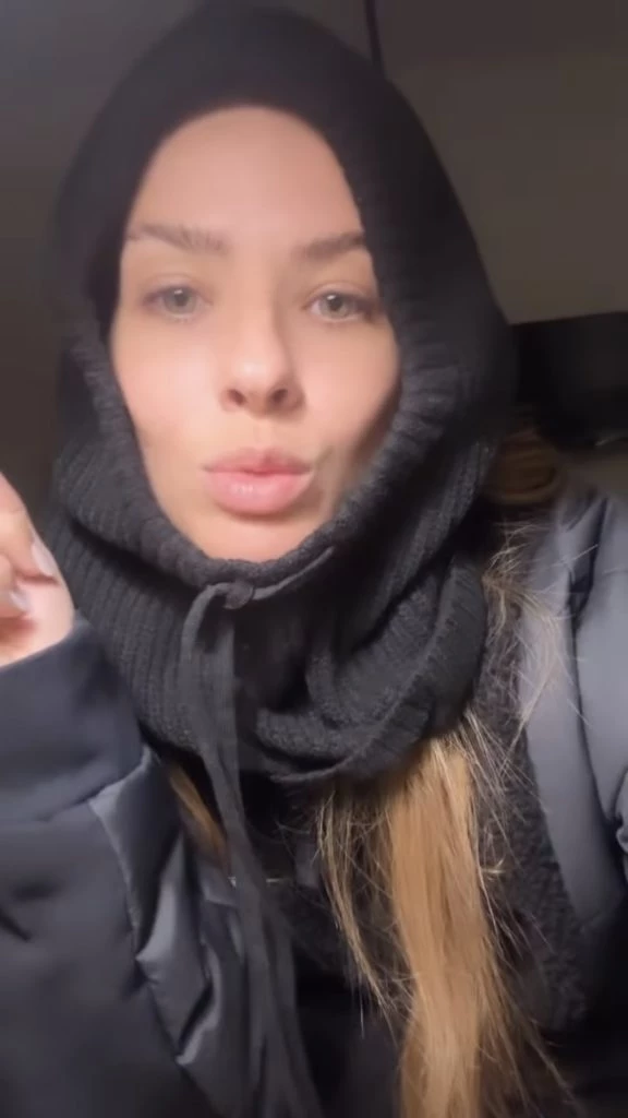 El abrigado ítem que llevó la china en Nueva York. Foto: Instagram.