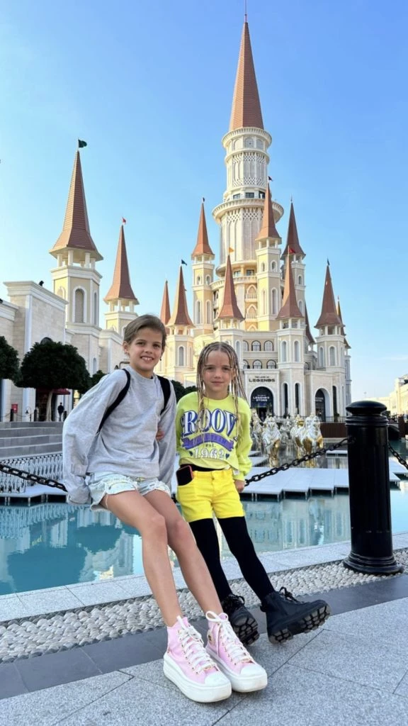Francesca e Isabella Icardi están pasando unos días con su papa. Foto: Instagram.