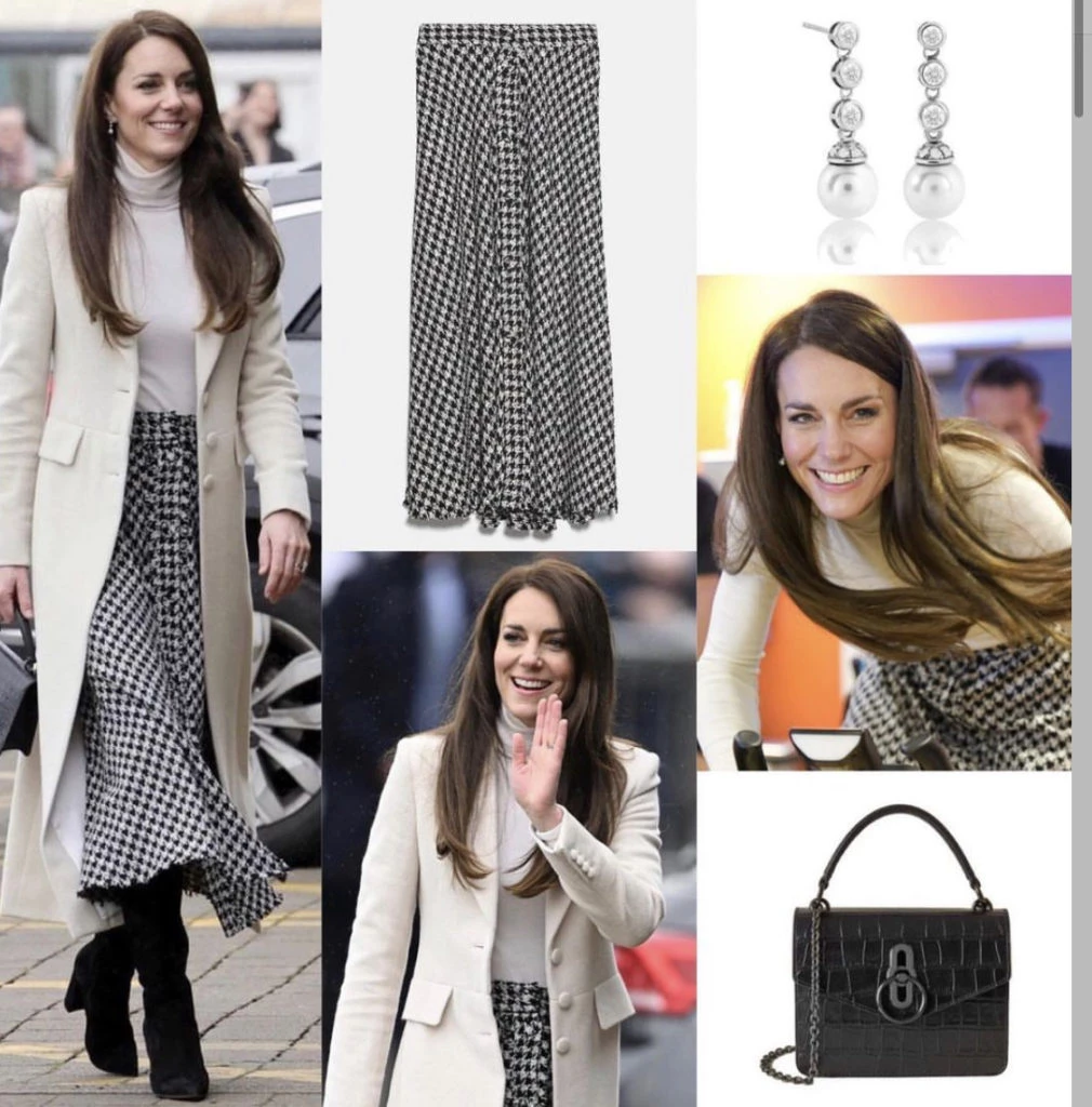 El look de Kate Middleton. Foto: Instagram.