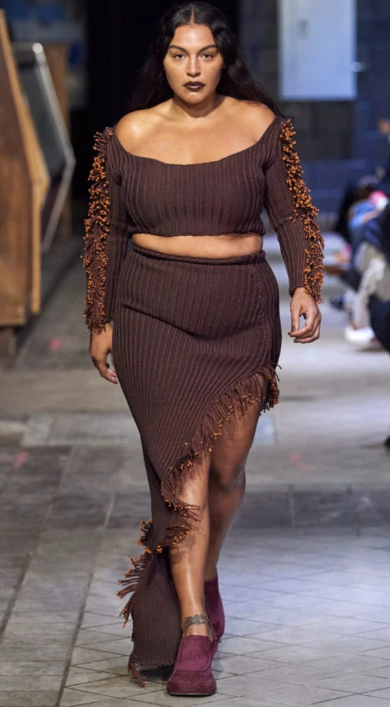 El marrón es el nuevo negro este otoño invierno 23. Foto: Pinterest.