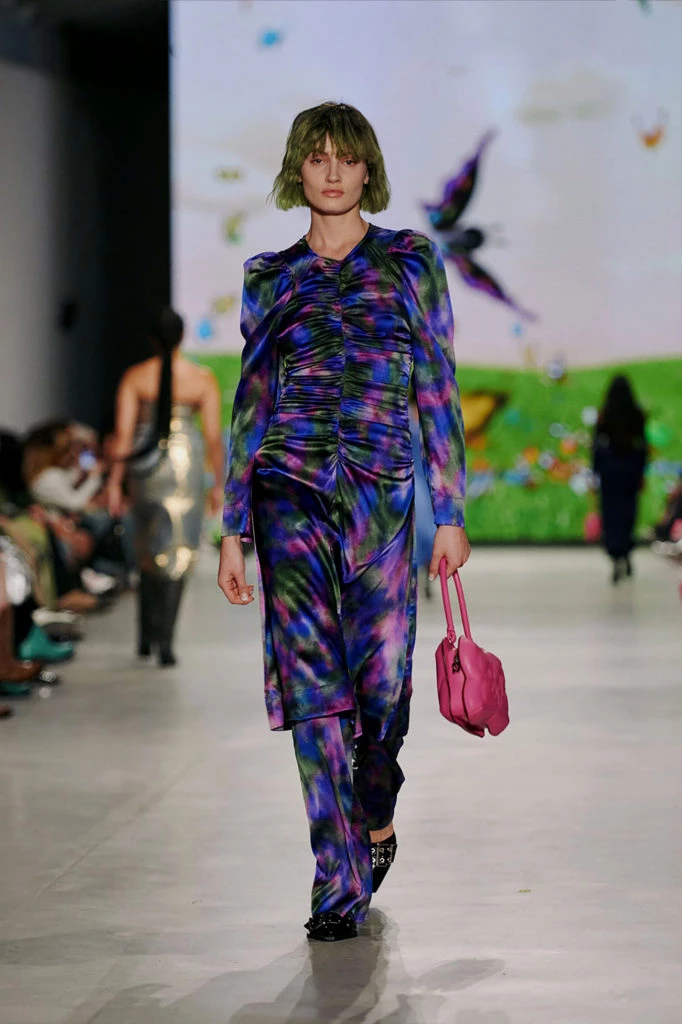 Ganni 2023 fashion show during Copenhagen fashion week. Foto: Fotonoticias.