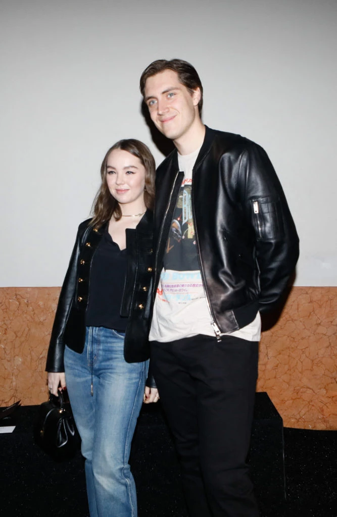 La princesa Alexandra de Hanovre y Ben Sylvester Strautmann en el desfile de Celine. Foto: Fotonoticias.