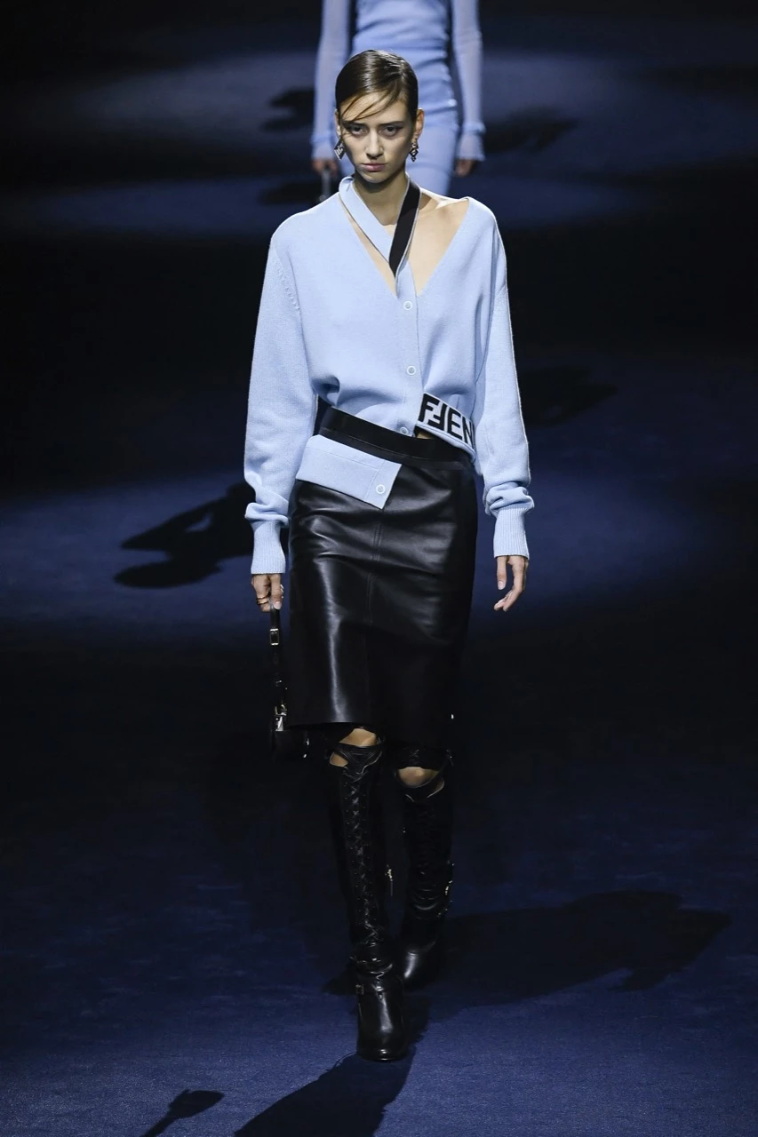 Desfile de Fendi otoño invierno 2023/24 en Milán fashion Week.