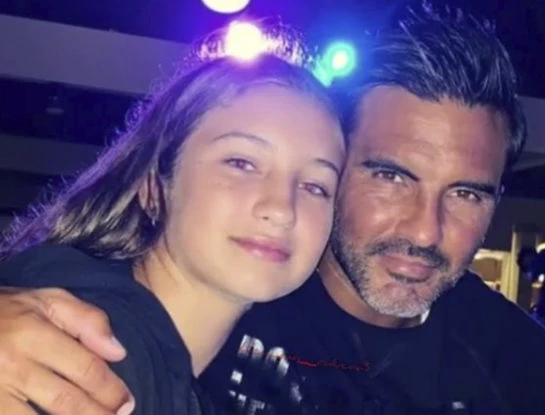 Fabián Cubero se reencontró con Indiana, su hija mayor, en Mar del Plata