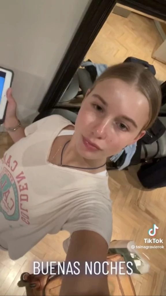 Ice Rollers, la técnica beauty que elige Taína Gravier. Foto: TikTok.