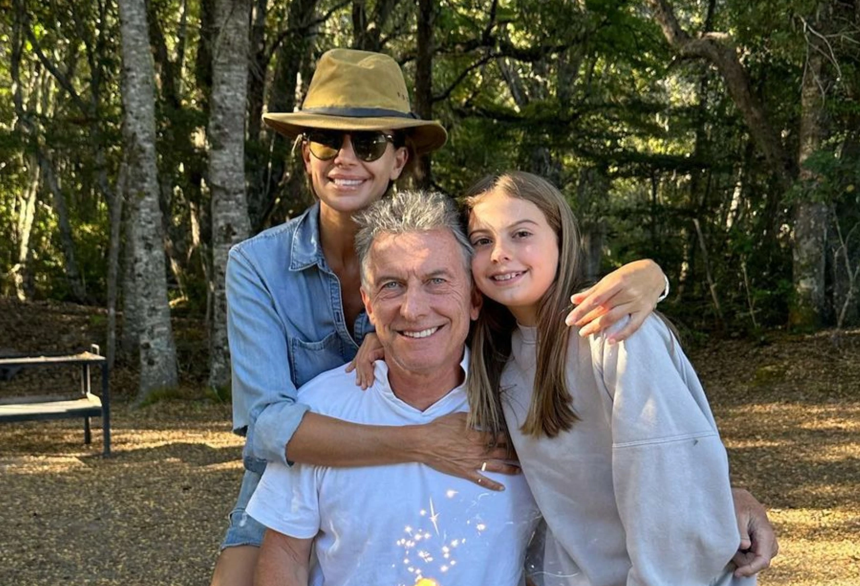 Juliana Awada mostró la intimidad del cumpleaños de Mauricio Macri en la Patagonia