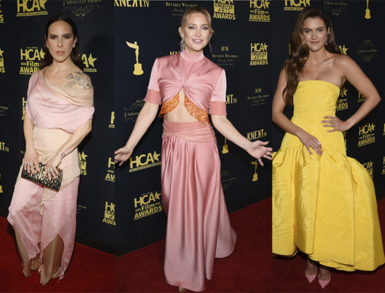 Vidriera: de Kate Hudson a Kate del Castillo, los looks más glamorosos de los Hollywood Critics Awards
