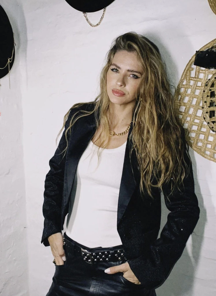 La China Suárez y su look en el recital de Rusherking. Foto: Instagram.