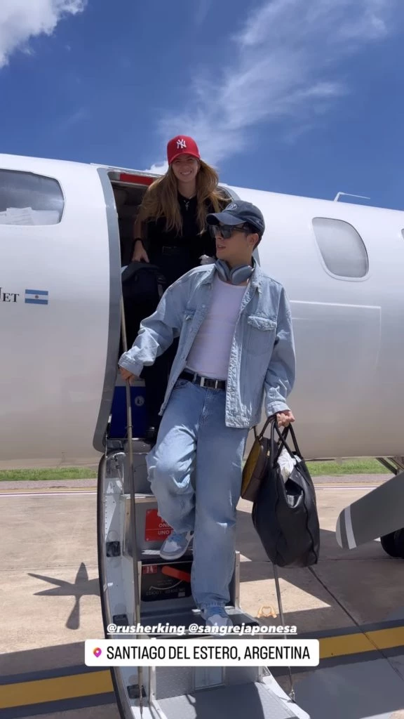 La China y Rusherking llegaron a Santiago del Estero. Foto: Instagram.