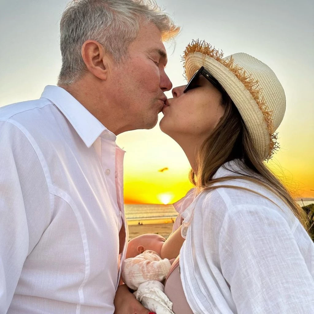 La tierna foto de Barby Franco y Fernando Burlando junto a Sarah, su hija en común