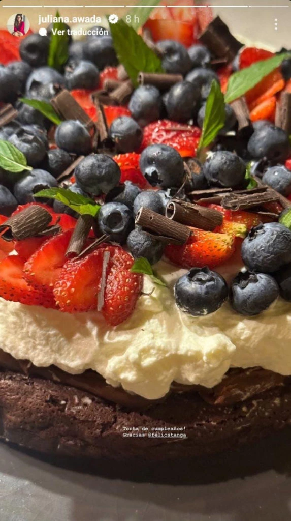 La torta de cumpleaños de Mauricio Macri