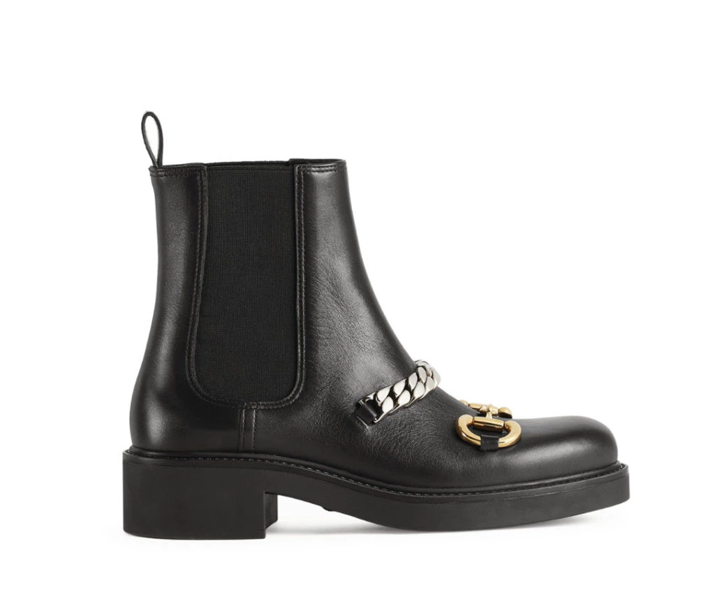 Las botas Chelsea de Gucci que llevó la China Suárez. Foto: web.