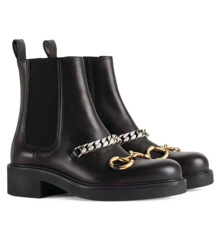 Las botas Chelsea de Gucci que llevó la China Suárez