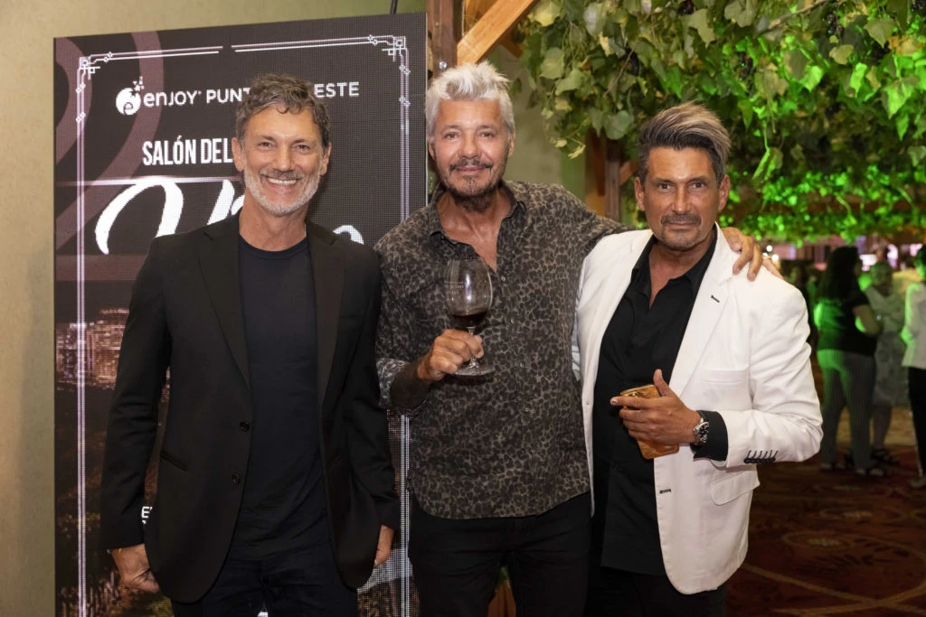 Leo Mateu, Marcelo Tinelli y Luciano Tirri