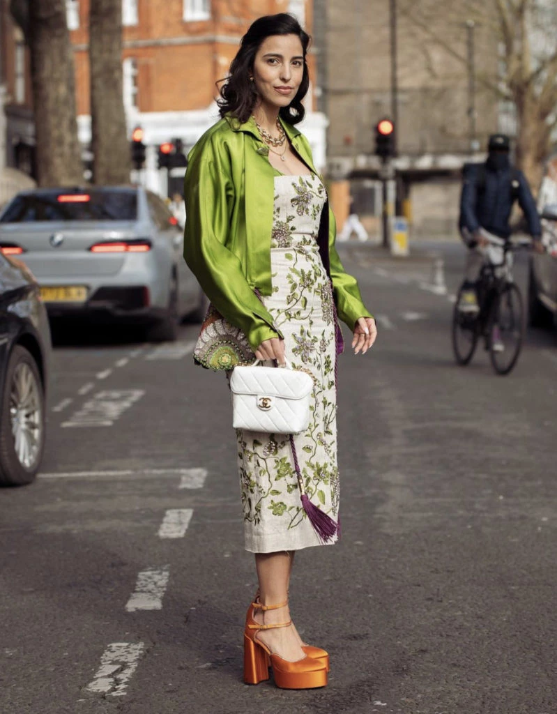 Las plataformas son furor este 2023. Foto: @streetstylespy.dk.