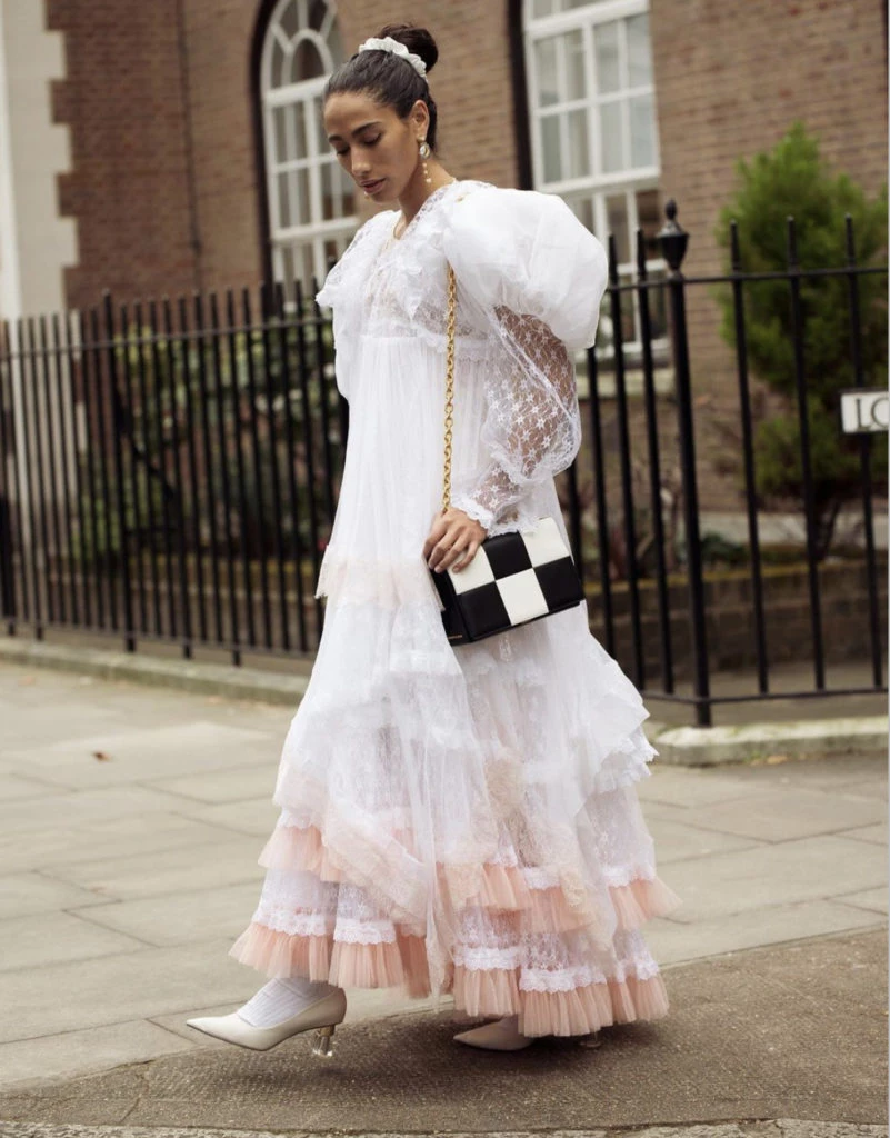 El balletcore en su máxima expresión. Foto: @streetstylespy.dk.