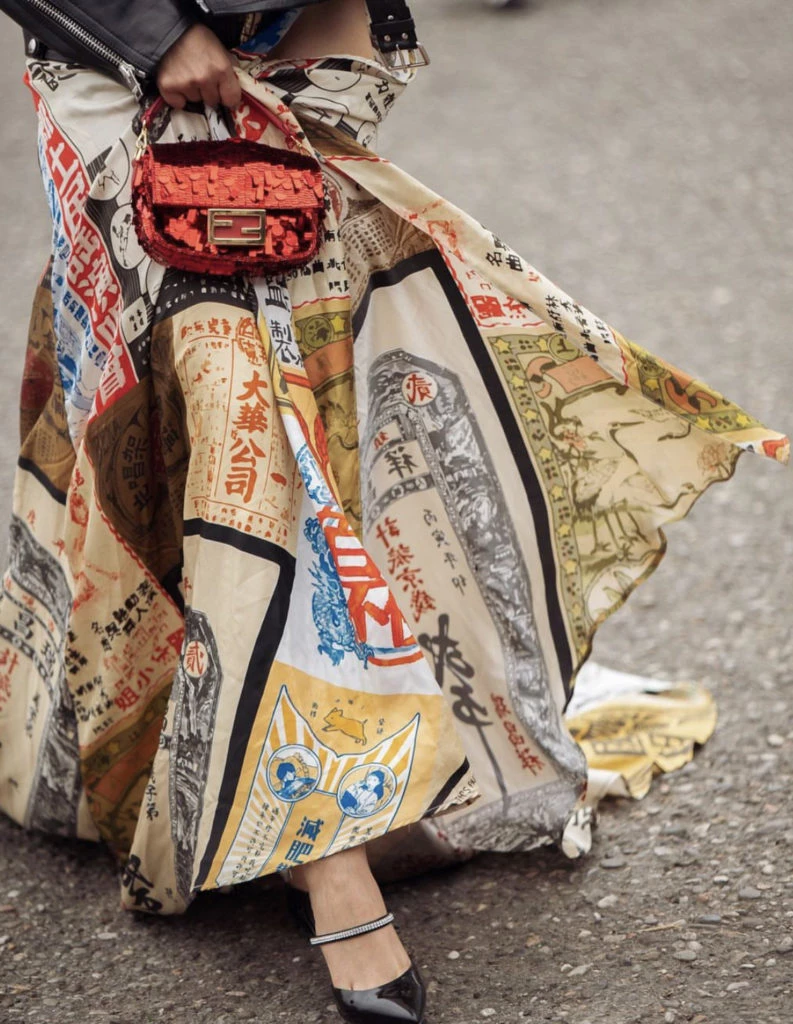 La Baguette de Fendi, el accesorio más visto de la Semana de la Moda de Milán. Foto: Instagram.