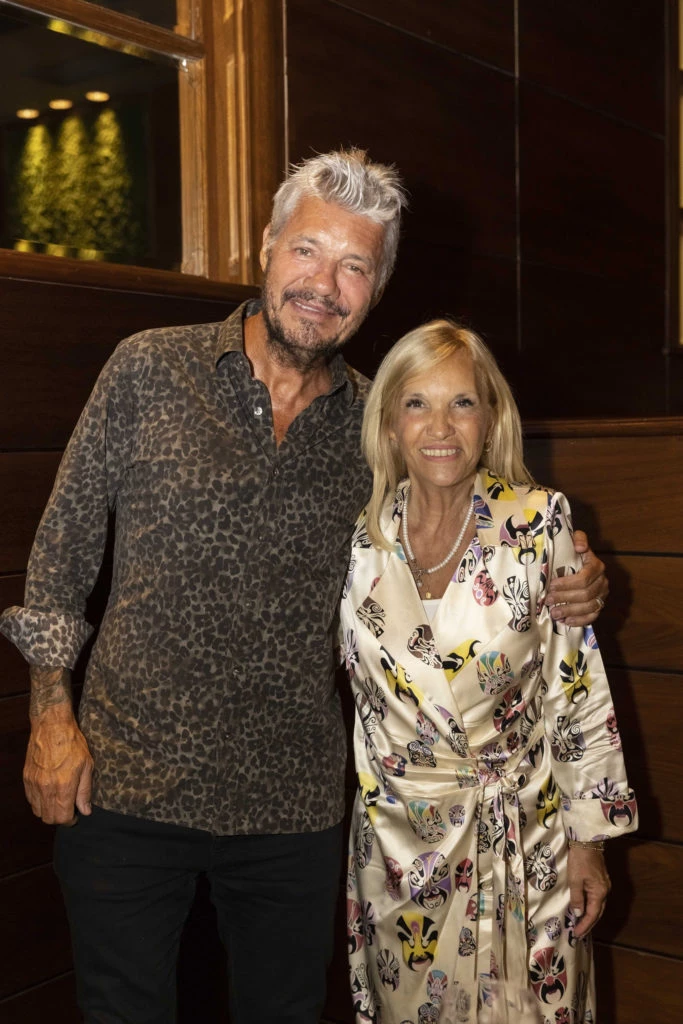 Marcelo Tinelli y Beatriz Argimon, Vicepresidente de Uruguay