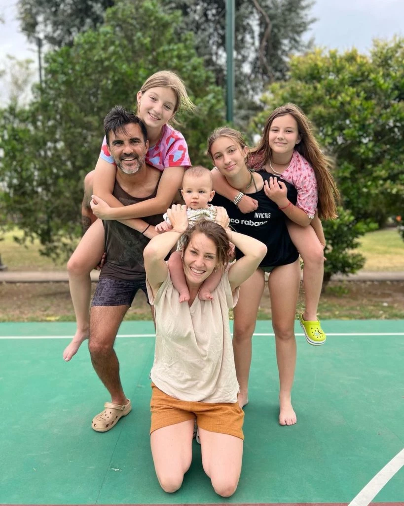 Mica Viciconte y Fabián Cubero formaron una hermosa familia ensamblada