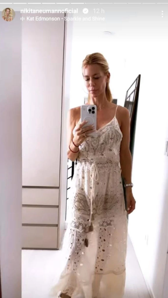 Nicole Neumann mostró su look boho chic