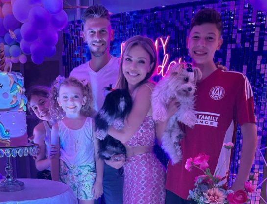 Las fotos del cumpleaños de "Abrojito", la hija de Evangelina Anderson y Martín Demichelis