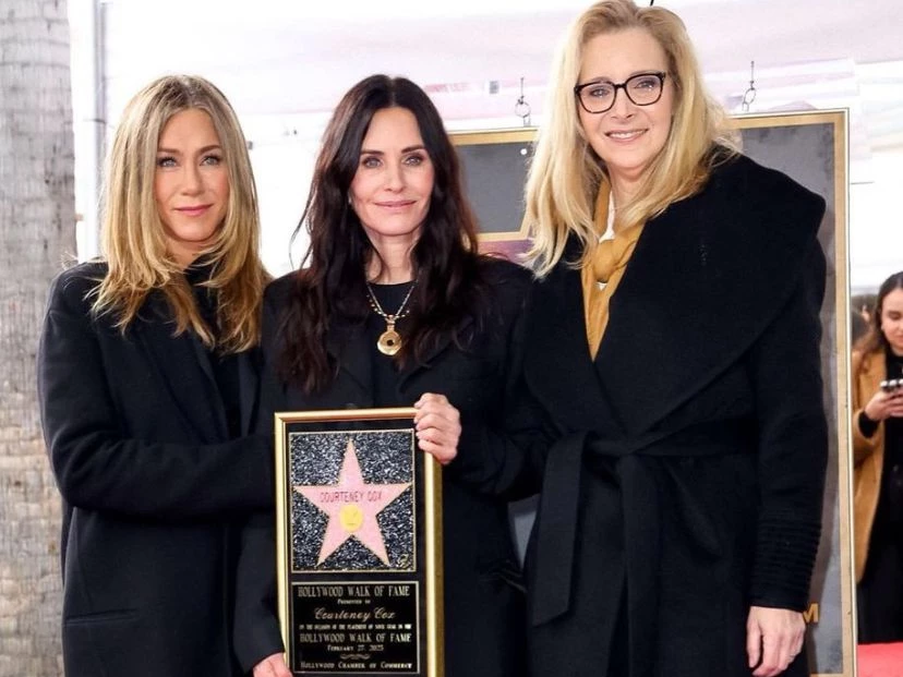 Courtney Cox recibió la estrella en el Paseo de la Fama