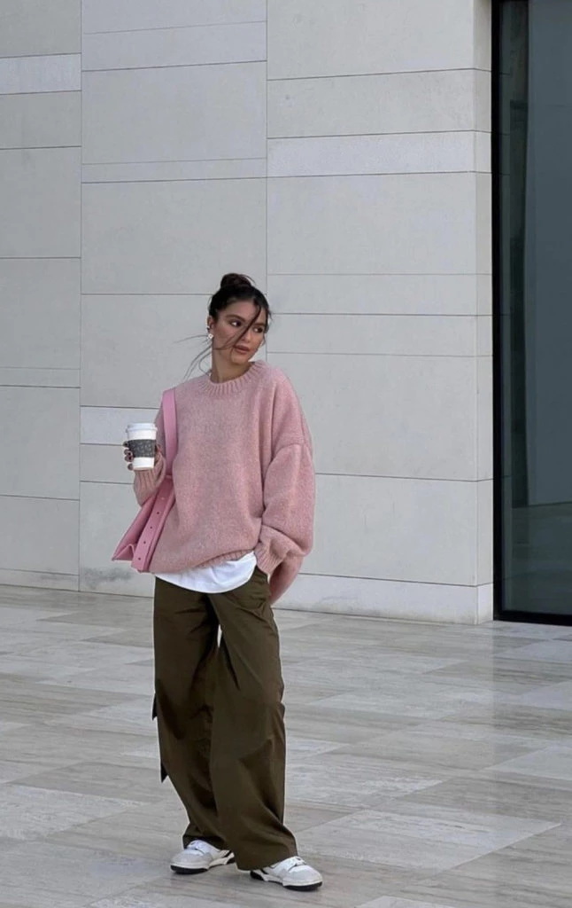 Pantalones parachute, la prenda más fashion del año. Foto: Pinterest.