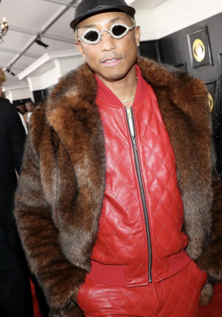 Pharrell en una entrega de premios. Foto: Instagram.