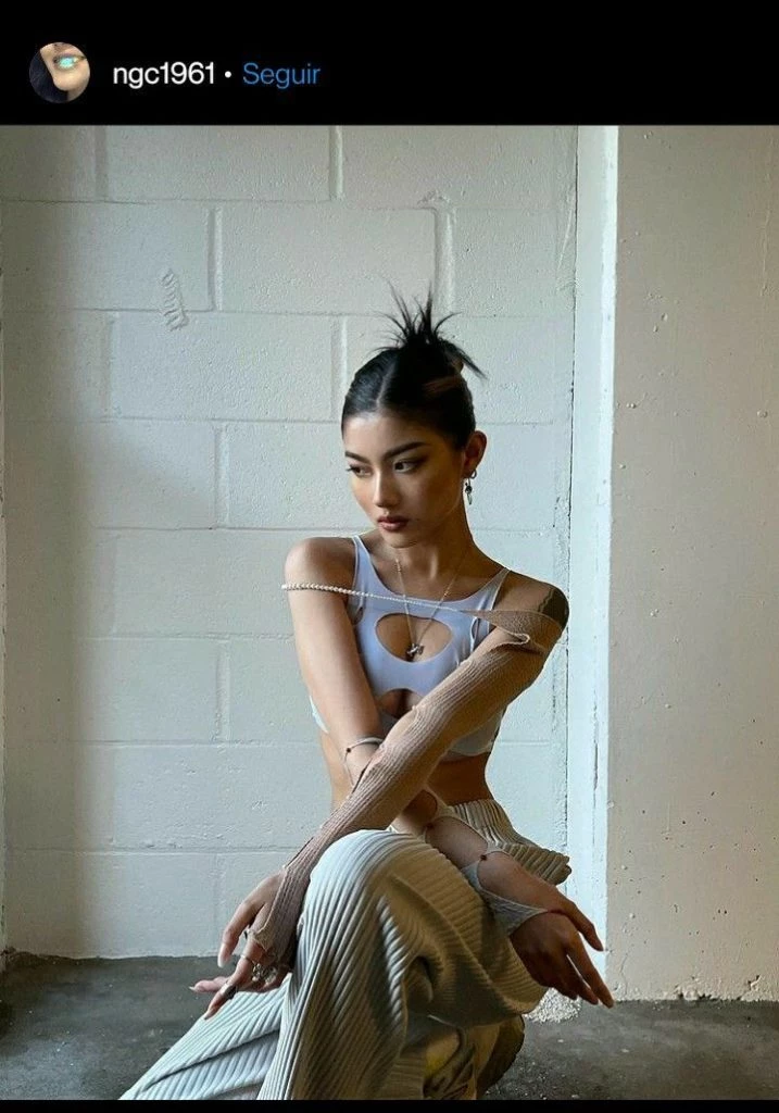 peinado viral del momento estetica y2k