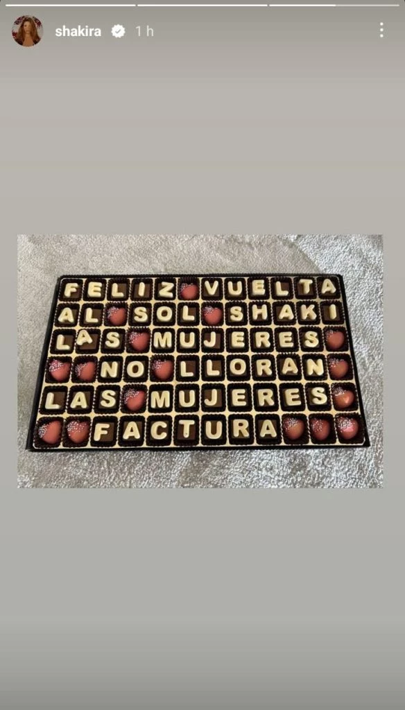 Shakira mostró el original regalo que le hicieron sus fans