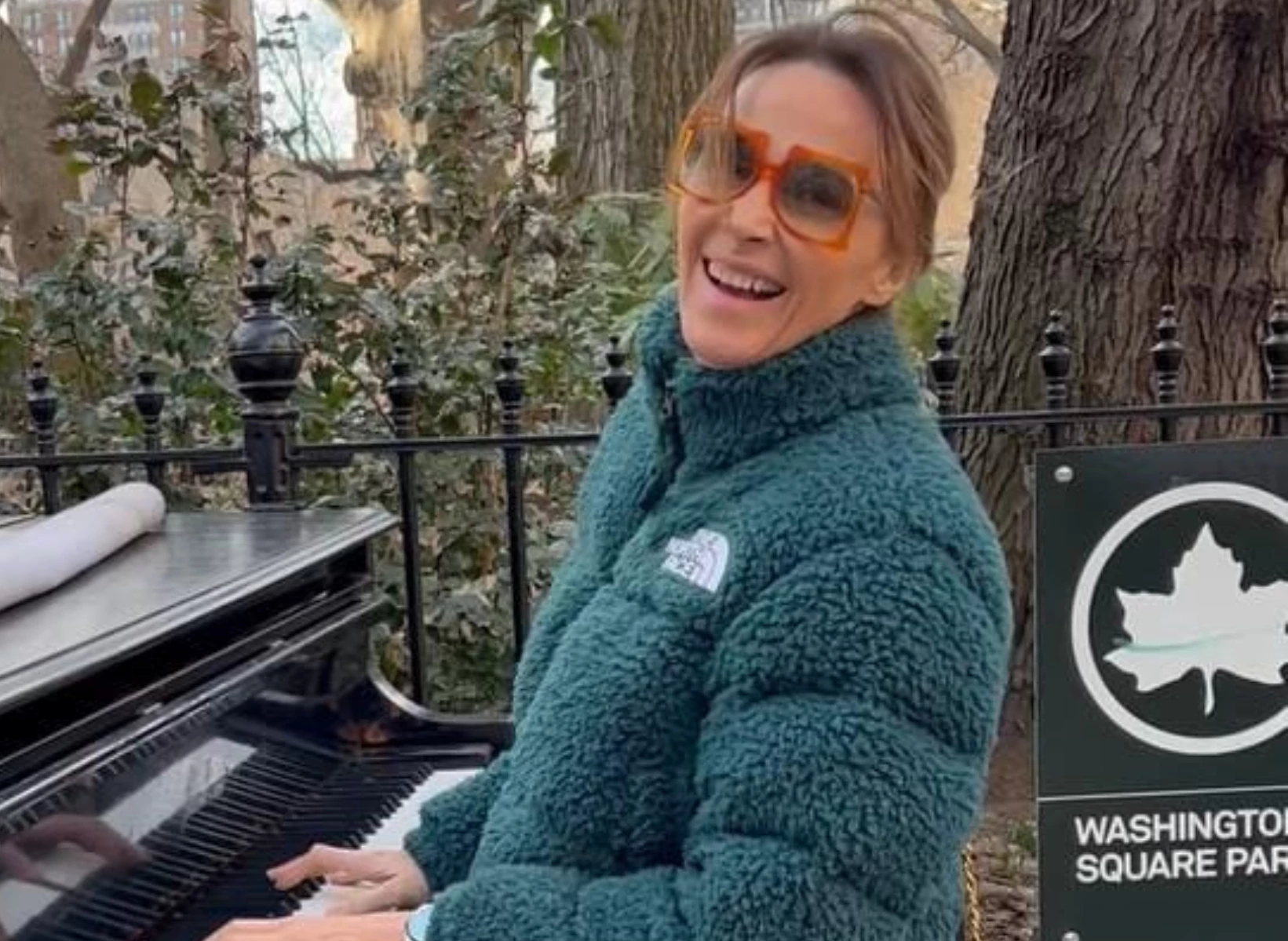 Vero Lozano mostró el abrigo polar perfecto para usar en invierno