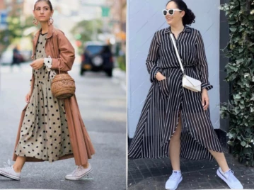 Vestido y zapatillas destacada