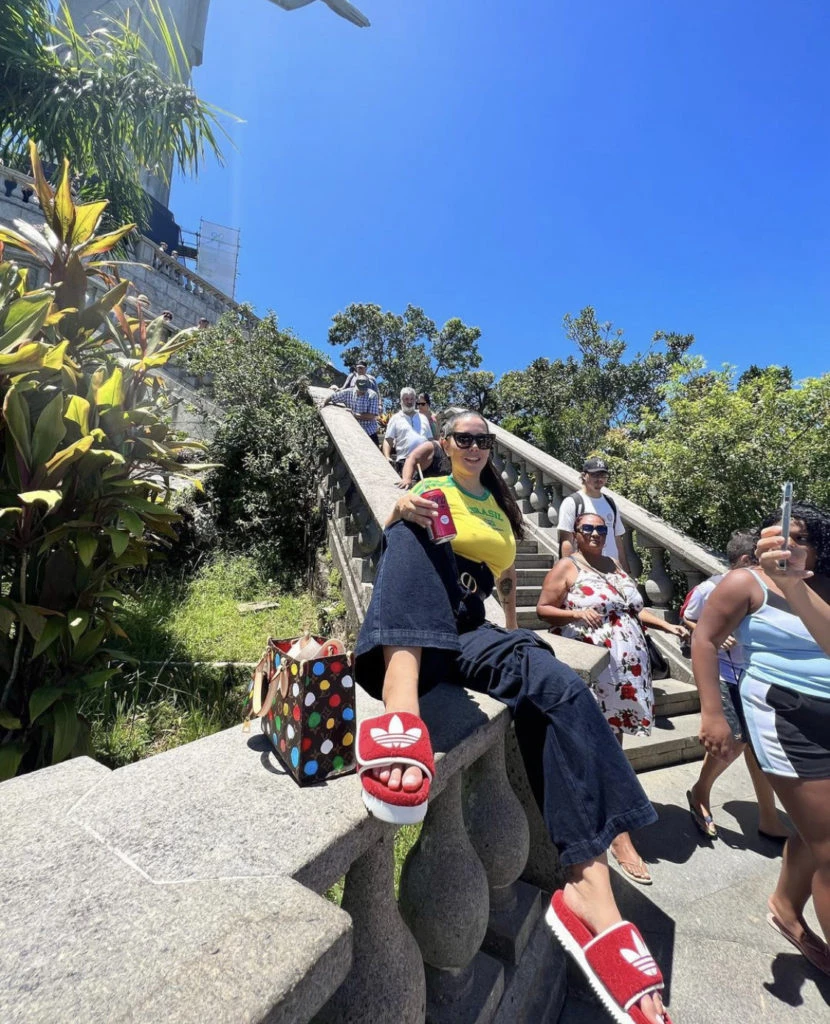 Wanda Nara aprovechó para recorrer Río de Janeiro. Foto: Instagram.