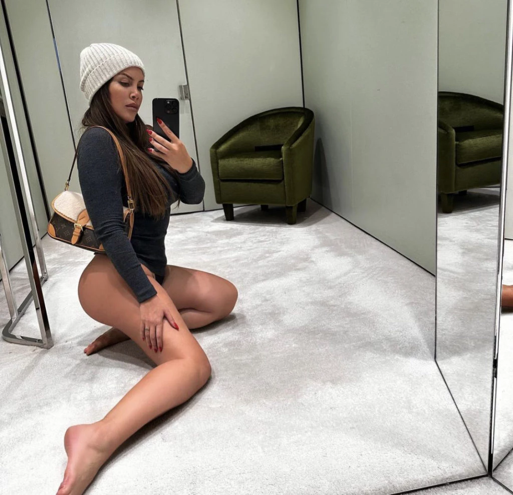 Wanda Nara lució un gorro de lana muy canchero. Foto: Instagram.